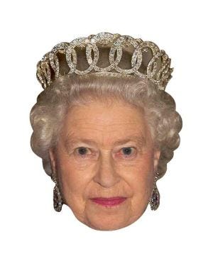 Queen Elizabeth Masks (6pk)