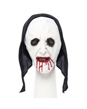 Nun Half Mask &amp; Headpiece
