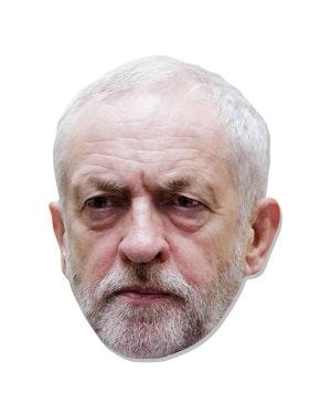 Jeremy Corbyn Cardboard Mask