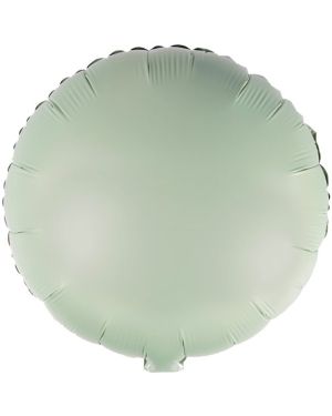 Silk Lustre Eucalyptus Round Foil - 18&quot;