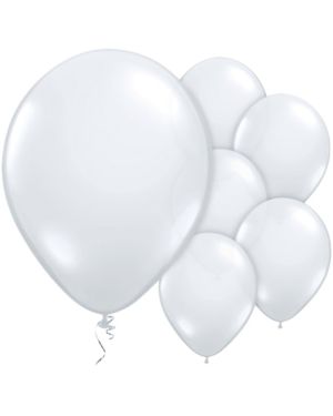 Diamond Clear Balloons - 11&#039;&#039; Latex (100pk)