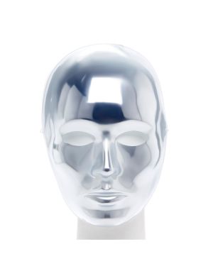 Silver Masquerade Face Mask