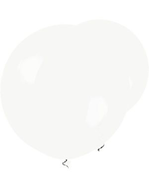 White Balloons - 17&quot; Latex (50pk)