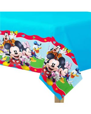 Mickey Rock The House Plastic Tablecover - 1.8m x 1.2m
