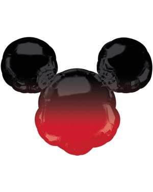 Mickey Ombre Head SuperShape Balloon - 27&quot; x 21&quot;