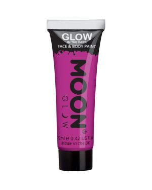 Glow in the Dark Face &amp; Body Paint - Purple 12ml