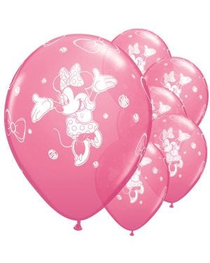 Minnie Mouse Pink Latex Balloons - 11&quot; (6pk)