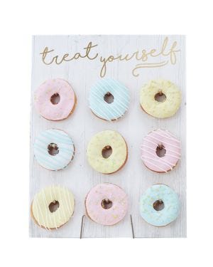 Pick &amp; Mix Pastel Treat Yourself Donut Wall
