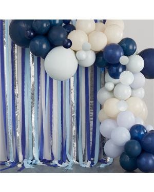 Mix It Up Blue Balloon Backdrop Kit