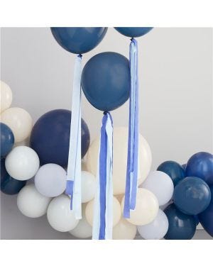 Mix It Up Blue Streamer Balloon Tails (5pk)