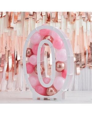 Balloon Mosaic Number Stand 0