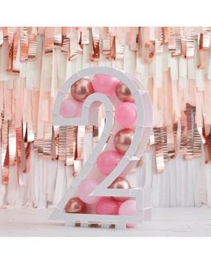 Balloon Mosaic Number Stand 2