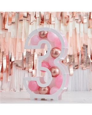 Balloon Mosaic Number Stand 3
