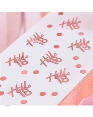 Mix It Up Rose Gold Hello 18 Birthday Confetti (13g pack)