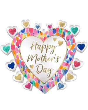 Watercolour Mother&#039;s Day Balloon - 27&quot; Foil