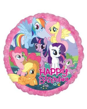 My Little Pony Happy Birthday Foil Balloon - 18&quot;