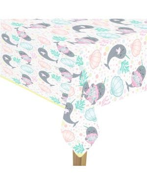 Narwhal Plastic Table Cover - 1.2m x 1.8m