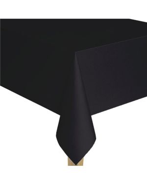 Black Plastic Table Cover - 2.8m x 1.4m