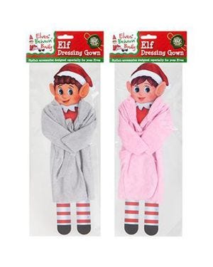 Naughty Elf Dressing Gown