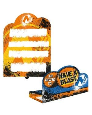 Nerf Party Invitations (8pk)