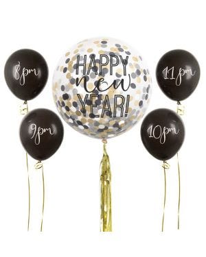 New Years Countdown Balloon Kit (5pk)