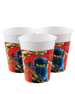 Lego Ninjago Paper Party Cups - 200ml (8pk)