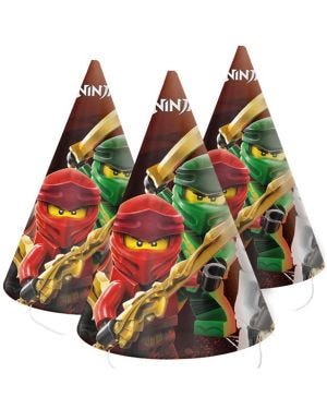 Lego Ninjago Party Hats (6pk)
