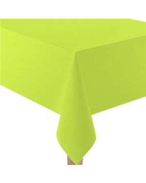 Lime Green Paper Table Cover - 2.8m x 1.4m