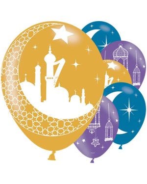 Opulent Eid Balloons - 11&#039;&#039;Latex (6pk)