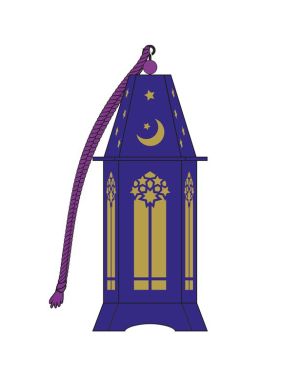 Opulent Eid Mini LED Lantern - 25cm