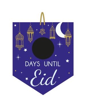 Opulent Eid Chalkboard Sign - 38cm