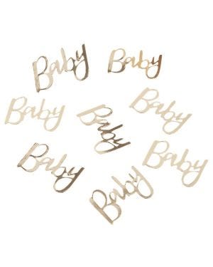 Oh Baby Gold &#039;Baby&#039; Table Confetti (14g pack)
