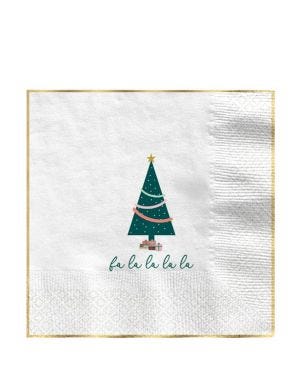 Oh Christmas Lunch Napkin - 33cm (16pk)