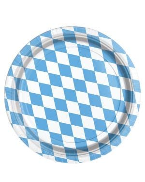 Oktoberfest Paper Plate - 23cm (8pk)