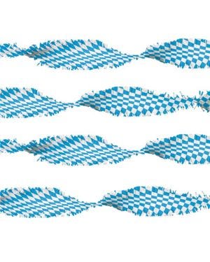 Oktoberfest Bavarian Crepe Streamer - 6m
