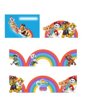 Paw Patrol Invitations with Envelopes (8pk)