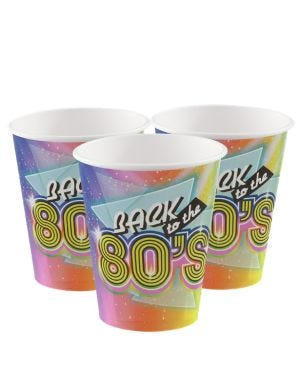 80&#039;s Paper Cups - 270cm (10pk)