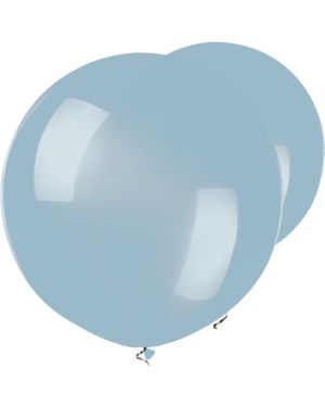 Blue Slate Balloons - 17&quot; Latex (50pk)