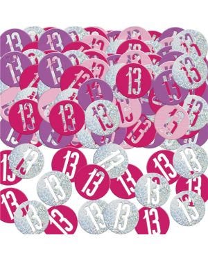 Pink 13th Birthday Confetti (14g pack)