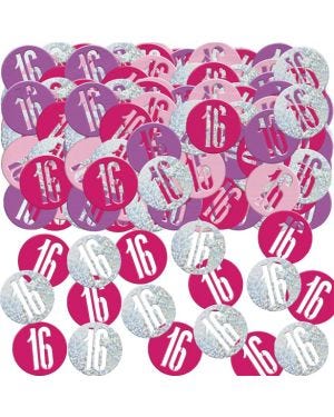 Pink 16th Birthday Confetti (14g pack)
