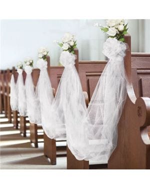 White Tulle Spool - 15cm x 59m
