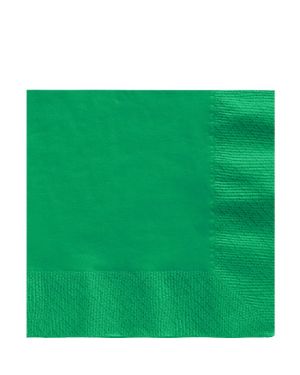 Green Paper Luncheon Napkins - 33cm (20pk)