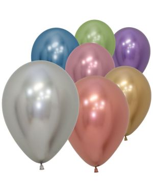 Assorted Reflex Balloons - 5&quot; Latex (50pk)