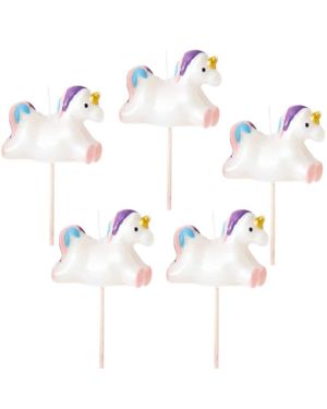 Unicorn Candles (5pk)