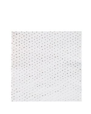 Pick &amp; Mix Rose Gold Spotty Foiled Paper Napkins - 33cm (16pk)