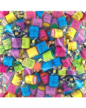 Party Poppers - Assorted Colours (100pk)