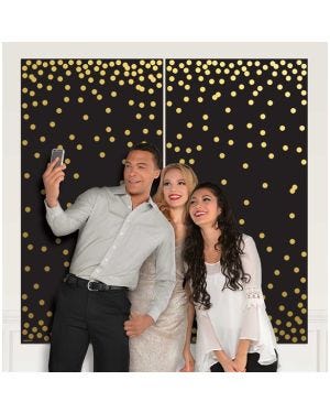 Photo Booth Dots Scene Setter (2pk)