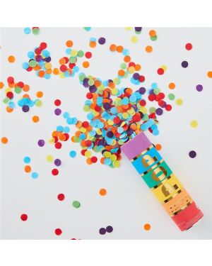 Rainbow Confetti Cannon - 15cm