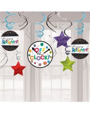 Officially Retired Hanging Swirl Decoration (12pk)