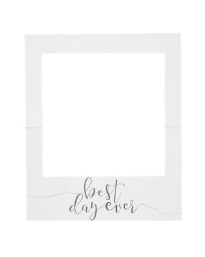 Rustic Country &#039;Best Day Ever&#039; Giant Polaroid Photo Prop Sign - 82cm